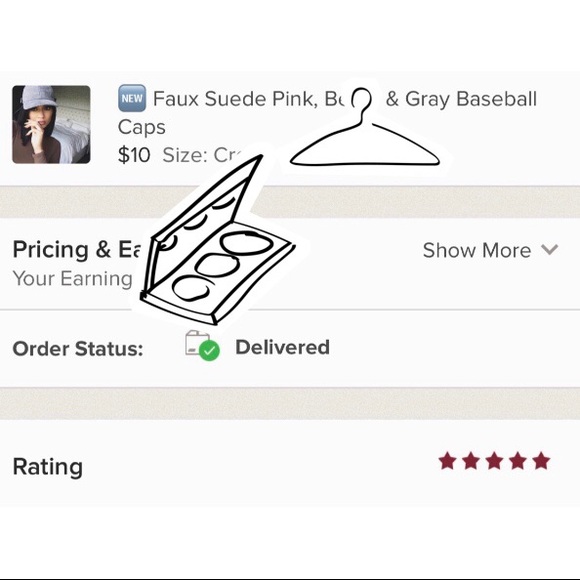 5 🌟 🎉 HP 🎉Faux Suede Baseball Cap - Gray - Picture 5 of 5